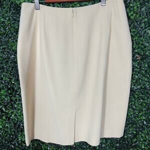Valerie Stevens Petites, Light Yellow Skirt, Women's size 14